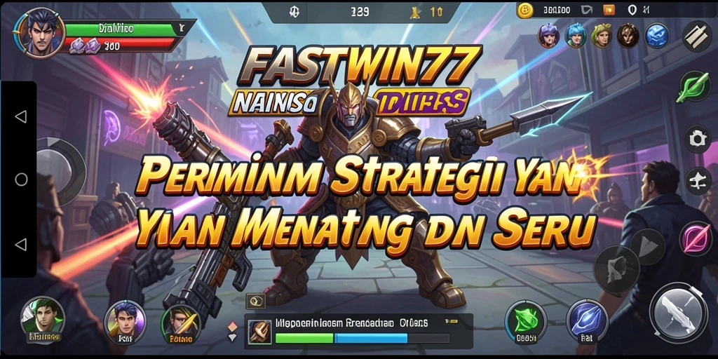 Tampilan gameplay seru dan menantang di FASTWIN77.