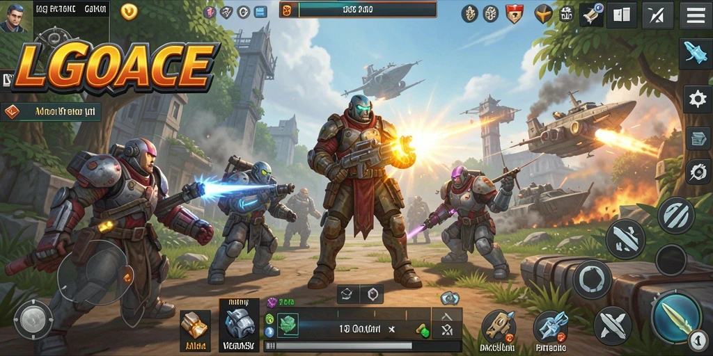 Tampilan gameplay LGOACE dengan strategi yang mendebarkan.