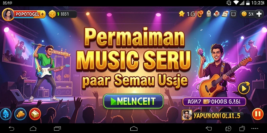 Gameplay menarik dari POPOTOGEL dengan berbagai lagu yang seru.