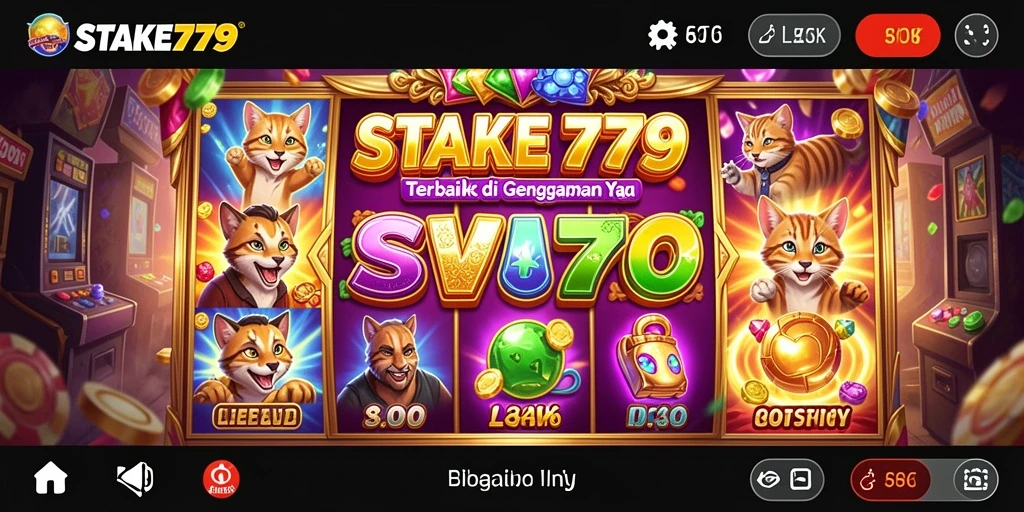 Tampilan menarik dari gameplay STAKE779 pada permainan slot.
