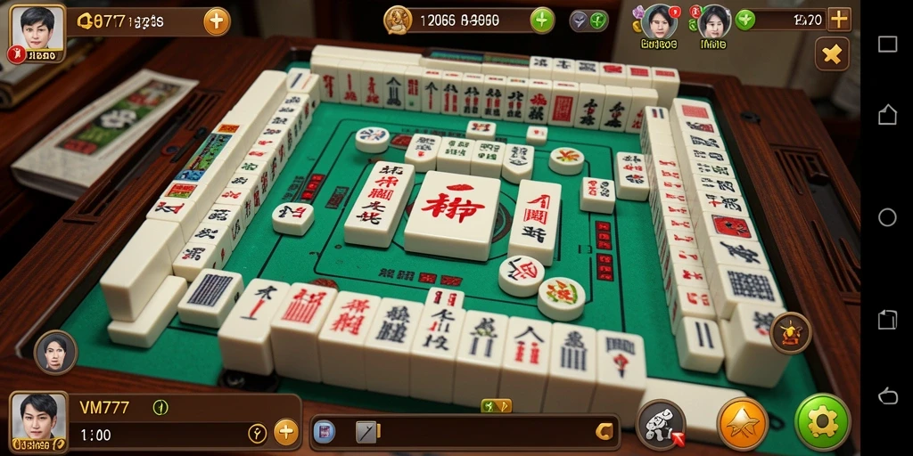 Menampilkan gameplay menarik dari permainan Mahjong VM777.