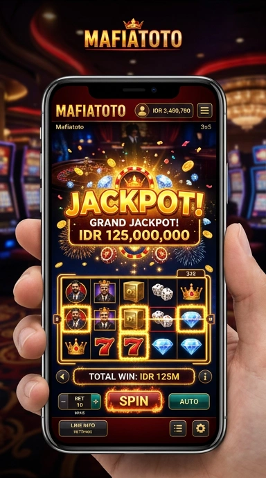 Pengguna sedang menikmati aplikasi dari mafiatoto dengan antarmuka yang ramah.